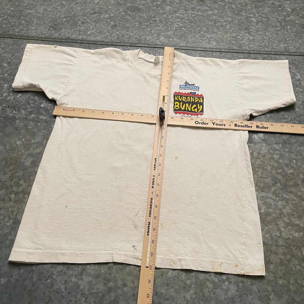 Vintage AJ Hackett Kuranda Bungy Tropical Velocity Cairns Australia Shirt Medium - Picture 14 of 16
